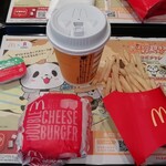 マクドナルド - ダブルチーズバーガーセット　620円