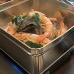 牡蠣と魚 海宝 - 海老、牡蠣、帆立の鍋 Nov/2019