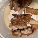 中国飯店 - 油淋鶏　あまりに空腹で、食べてしまってから慌てて撮影