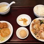 八宝菜定食