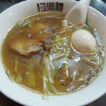 13湯麺 - ねぎそば+味付玉子+チャーシュー１枚