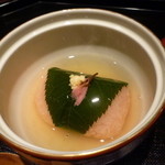 馳走　かく田 - ＜2012年3月＞煮物：角煮の桜蒸し