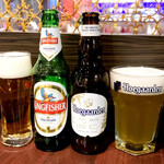 TOKYO DREAM - キングフィッシャービール　￥730
                ヒューガルデンホワイト　￥790