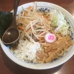 特製もりそば 瑛 - 野菜ラーメン1000円