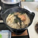 蒲郡オレンジパーク - 牡蠣入りのうどん