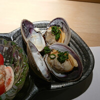 ちょこっと寿し 別邸 - 北海シマエビマヨとあさり