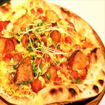 초리소와 감자의 HOT 마늘 PIZZA