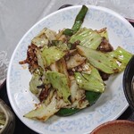 真清 - キャベツ味噌炒めアップ