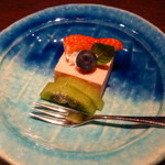 馳走　かく田 - ＜2012年3月＞水菓子：苺ヨーグルトムース