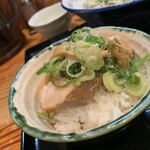 中華蕎麦 春馬 - ご飯半分でーす✨✨✨