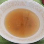 広島県福山合同庁舎 食堂 - ラーメン のこのスープが旨い(2019.11.21)