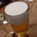 もつ焼き ねぎぼうず - 【2019.11.22(金)】生ビール