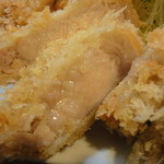 成蔵 - 特ロースかつ断面