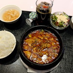 chuugokusaikanshien - ランチ限定レディースセット “土鍋麻婆豆腐”