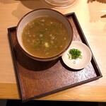 塩そば まえだ - スープ割り