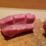 日本焼肉はせ川 - 青森県産黒毛和牛タン元 厚切り