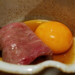 日本焼肉はせ川 - 近江牛サーロイン網焼きすき