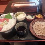 長生庵 - 海鮮六色丼セット