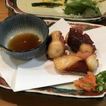 旬菜と海鮮　森田屋 - タコのから揚げ