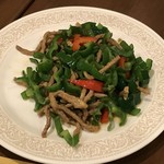 好天 - 牛肉とピーマンの細切り炒め