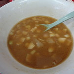 ラーメン二郎 - この時点で舌先びりびりです