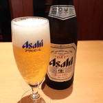 Shin Honkon Yatai - 瓶ビール（アサヒスーパードライ）