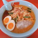 山岡家山形西田店 - 特製もやし味噌ラーメン　