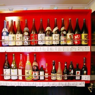日本酒の品揃えも充実しています。