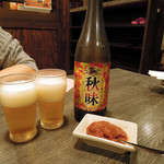串焼亭ねぎ - 秋味中瓶480円(税別)