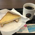 TULLY'S COFFEE - ホットセット　ハム＆スクランブル　539円税込