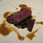 オルグイユ - 蝦夷鹿ロース、腎臓、心臓