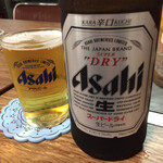 Yasuiya - 瓶ビール 中瓶 550円。