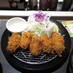 松のや - カキフライ定食 アップ 780円
