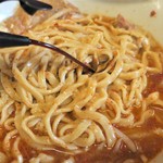 ラーメン二郎 - 赤酢投入～♪