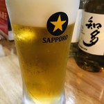 空乃庭 - ドリンク写真:サッポロ黒ラベル　中ジャッキ