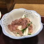 Hanaichi - 長芋ときゅうりの梅クラゲ和え（２０１９．１１．２３）