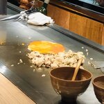 京風鉄板 はせ川 - ガーリックライス