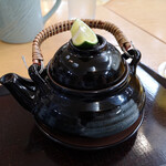 満珠荘 - ふくと松茸の土瓶蒸し