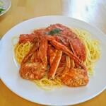 イタリア家庭料理 三春 ラ・ベリータ - ワタリガニのトマトクリームパスタ