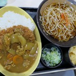 ゆで太郎 - （2019/9月）おそば＋満腹カツカレーセット
