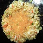 Okonomiyaki Monjaya Kiteppanyaki Yamuyamu - もっちもチーズ焼き中