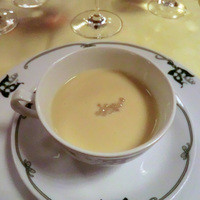 万平ホテル メインダイニングルーム - 季節野菜のスープ_2012-03-09