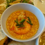 マンゴツリーカフェ - 海老の玉子カレー炒め
