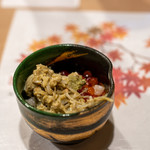 うを徳 - 2019.11 大船渡イクラと境港松葉蟹カニミソ和えミニ丼