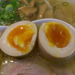 はまんど - 中華そばへトッピングの熟地醤油卵１３０円
