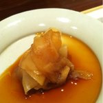 寿し芳 - ガリ醤油がけ コハダと共に