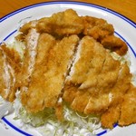 一文銭 - 料理写真:ジャンボチキンカツ