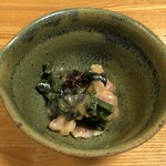 鰻はし本 - 九条ねぎのぬた