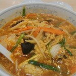 ぎょうざの満洲 - 旨辛菜麺(0.5玉) 