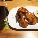 カスターニエ　軽井沢ローストチキン - ローストチキンハーフ。